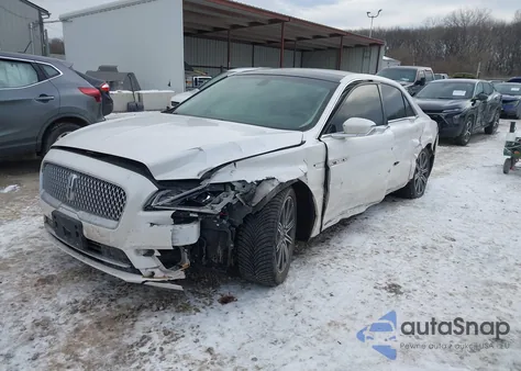 2017 Lincoln Continental Reserve z USA, uszkodzony, nr VIN 1LN6L9RP8H5609059